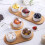 Set Dessertbecher Rund Weiß Für Saucen 10