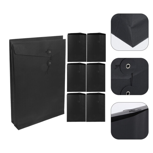 Kraft Umschlag Kraftpapier Schwarz 10 2