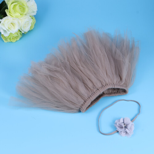 2Stk. Weiches -Headband Für Baby Grau 2