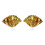 Raindrops Cheerleading Pompons Set Gold Pack 11,8 Zoll 1