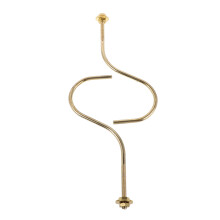 2 Snooker Haken Billard 22,00x7,50x2,50 cm Golden