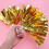 Raindrops Cheerleading Pompons Set Gold Pack 11,8 Zoll 7