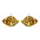 Raindrops Cheerleading Pompons Set Gold Pack 11,8 Zoll 9