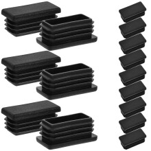 Worgeous 100 . Rohrstopfen Gummistopfen 4,00x2,00x1,70 Cm Schwarz