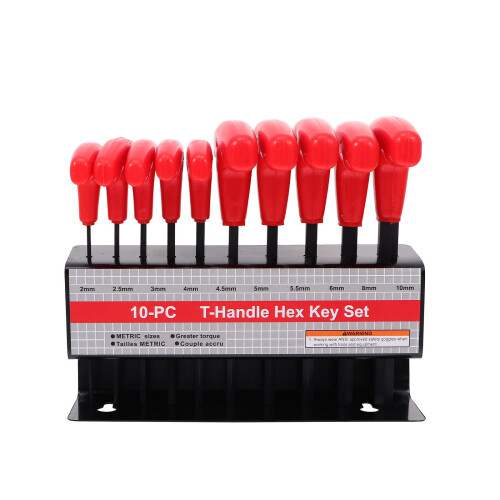 1Ensemble T À En Chrome Vanadium Noir Outils Maison 2
