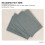 Gesichts-Ölabsorptionspapier Absorptionstücher Grau 200 8