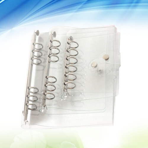 3 . Transparente PVC Loseblattschalen 2