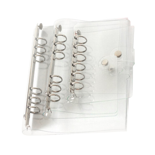 3 . Transparente PVC Loseblattschalen 1