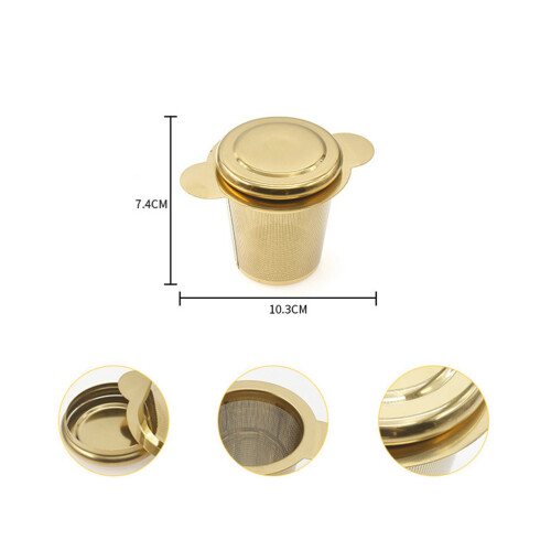 1St Silberner Loseblatt-Tee- Infuser 2