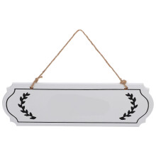 Unfinished Wood Plaque Blank Weißes Schild Für Diy Schreiben