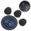 Car Cup Insert Schwarz Silikon 1 Set 6