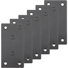 Wear Proof Möbelverbinder Schwarz 6 3,93x1,97x0,08 Zoll