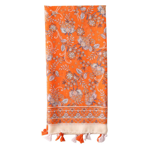 Beach Schal Damen Bohemian Orange 1