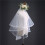 Wedding Veil Cathedral Crème Wit 1 Set 7