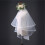 Wedding Veil Cathedral Crème Wit 1 Set 5