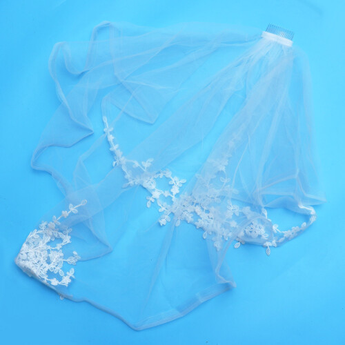 Wedding Veil Cathedral Crème Wit 1 Set 2