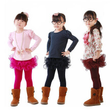 Toddler Fleece Gevoerde Leggings Velvet Bedekking 1