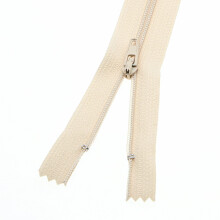 #3 Beige Nylon Spiraalritsen voor het naaien Close End Nylon Spiraalritsen voor Ambachtelijke Ritsvervanging met verschillende lengtes (22 Inch 2