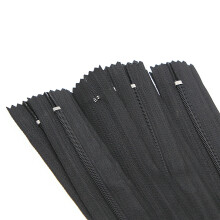 #3 Zwarte nylon spiraalritsen voor naaien Close End Nylon spiraalritsen voor handwerk Diverse lengte (24 inch 20PCS) YIGUANXIN