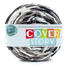 (1 Skein) Lion Brand Yarn Cover Super Bulky Garens, Mica