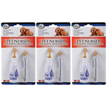 (3-pack) Four Paws 2oz voedingsflesset met borstels