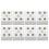 8 Anschlüsse 3,5x3x3 Cm Beige 1
