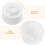 2Pcs PVC Ceiling Fan Covers Universal White Debris Protector Home Use 8