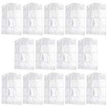 20Stk Kleidersack Transparent Bekleidungsabdeckung Für Wäscherei Schrank