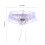 -Satin Brautstrumpfband -Accessoires Mit 2