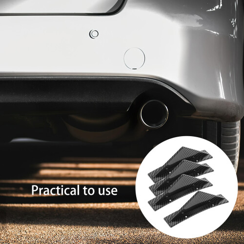 4 Auto Spoiler Ablauf Halter Schwarz 2