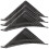 4 Auto Spoiler Ablauf Halter Schwarz 8