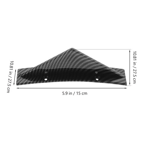 4 Auto Spoiler Ablauf Halter Schwarz 1