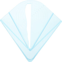 Raindrops Positionering Liniaal Plastic Houtbewerking 1 Stuk