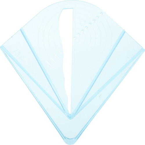 Raindrops Positionering Liniaal Plastic Houtbewerking 1 Stuk