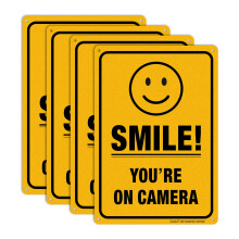 (4 csomag) Smile Kamers videomegfigyelo tbla 10 x 7 hvelyk 0,040 rozsdamentes, nagy teherbrs alumnium beltri vagy kltri hasznlatra o