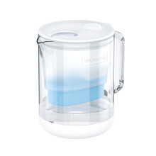 [Alkaline] Waterdrop Glas Alkaline Water Filter Pitcher met 1 Filter, 7-Cup, Eco-Vriendelijk, voor Thuis en Kantoor