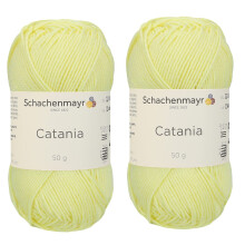 [ S?t med 2 n?gler ] SMC Catania Originals 100 % merceriseret bomuldsgarn i alt 3,52 Oz. Hver 1,76 Oz (50 g) / 136 Yrds (125 m) Amigurumi Yarn Fi
