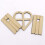 Home Craft Kit Holzteile Hellbraun 5 Packungen 6Stücke Packung 9