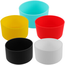 5 Stk. Cup Cover Base Silikon Hülle Schutzhülle Für Wasserflasche