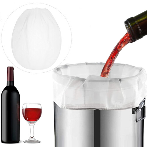 10Stück Farbfilter Beutel Netz Weiß Polyester 1