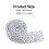 Raindrops Rhinestone Strips Self Adhesive Silver 1 Roll 914x3cm 8