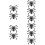 10 Spider Anhänger Hochzeitsclips 10