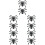 10 Spider Anhänger Hochzeitsclips 6