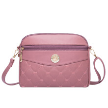 1St Einfache Schultertasche Für Frauen Kunstleder Rot
