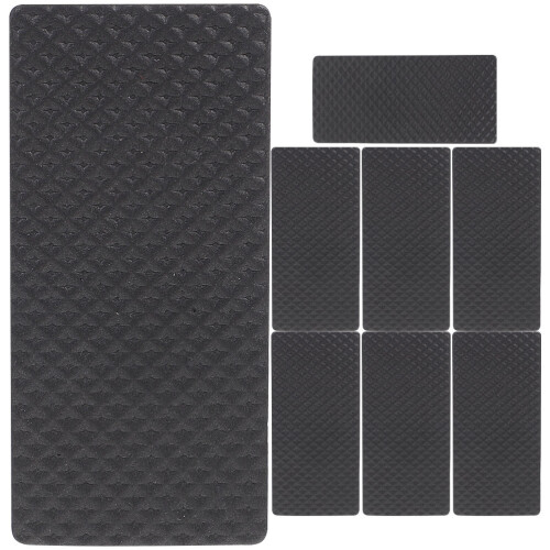 8St EVA Möbelpads Schallschutz Schwarz