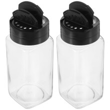 2Stk. Clear Glass Salz Pfeffer Streuer 120Ml Gewürzflaschen