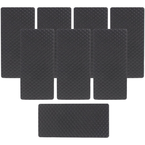 8St EVA Möbelpads Schallschutz Schwarz 2
