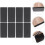 8St EVA Möbelpads Schallschutz Schwarz 7
