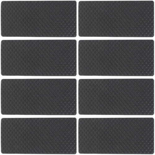 8St EVA Möbelpads Schallschutz Schwarz 1