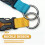 2 Pack Gepäckgurte Für Koffer Rucksack Gelb 11